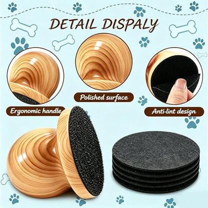 Dog Nail File, Scratch Pad for Dogs & Cats Nails, Gentle Grooming Tool | Includes 4 replaceable discs for gentle and effective claw care. Perfect alternative to traditional dog nail clippers