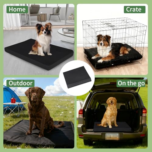 Dog Bed Covers Replacement Washable Waterproof Pet Bedding Cover with Durable Zipper, 36"X27"X4" Heavy Duty Dog Bed Liner for Indoor Outdoor, Easy to Clean - size: 36”L x 27”W x 4”H