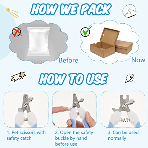 8 Pcs Cat Muzzle Set with Adjustable Cat Bathing Bag, Breathable Muzzle Pet for Shower Grooming Brush Tick Remover Tool Nail Clipper Nail File for Dog, Bunny Cleaning Trimming(M Size,Blue) - size: M Size