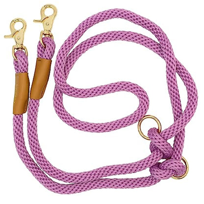 7FT Hands Free Dog Leash, Waist Dog Leash for Walking Running - color: Spring Crocus