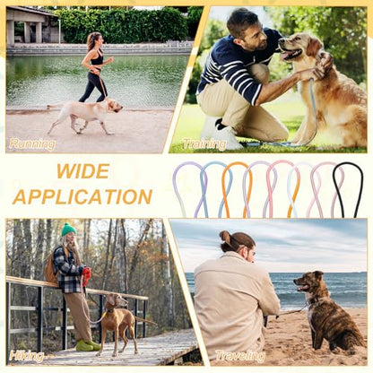 Dog Leash with Padded Hands Free, 4.9ft/1.5m Adjustable Bungee Dog Training Leash, No Pull Heavy Duty Nylon Rope(Black), Intended for Large Medium Pet Running/Hiking/Walking - color: Black, size: 4.9ft/1.5m