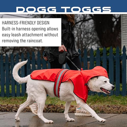 FROGG TOGGS Dogg Toggs Raincoat, Red, Size MD - color: Red, size: Medium