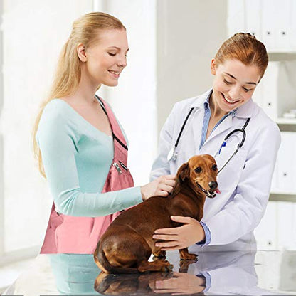 SlowTon Dog Carrier Sling - Thick Padded Shoulder Strap Adjustable Dog Carriers for Small Dogs, Puppy Carrier Purse for Pet Cat with Front Zipper Pocket Safety Belt Machine Washable (Pink M) - color: I-Peach Cotton Fabric