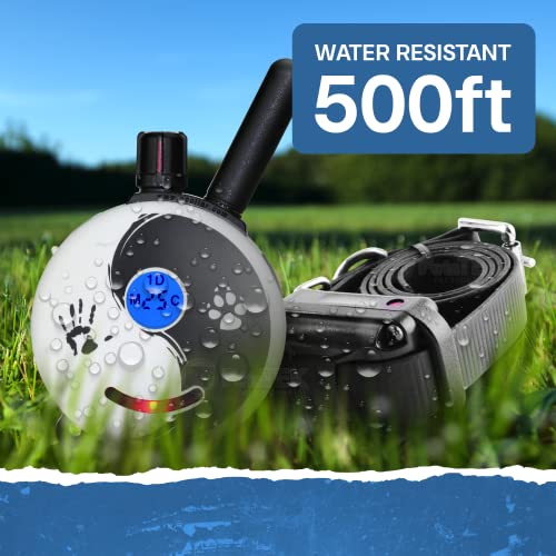 Educator ET-300 Zen Mini E Collar for Dog Training with Remote - 1/2 Mile Range, Waterproof, 100 Blunt Stimulation Levels, Tone or Vibration Mode, Night Light Tracking for Small, Medium & Large Dogs - size: 1-Dog (ET-300 ZEN)