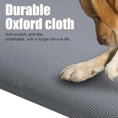 30'' Outdoor Elevated Dog Bed with Canopy, Raised Dogs Bed with Four Ice Pack, Breathable Cooling Dog Cot Beds Small Medium Size Dogs, Outdoor Pet Hammock Beds, Outside Pet Beds(X-Small) - size: X-Small(30.0"L x 24.0"W x 7.08"Th)