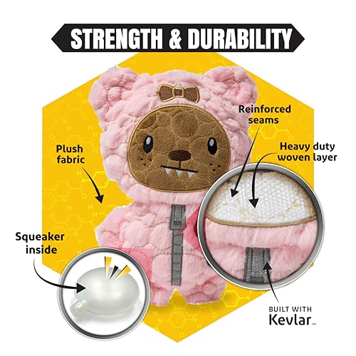 Bite Force - Dog Toy Durable & Strong Plush Monster, Kevlar-Reinforced for Aggressive Chewers - color: Stitches