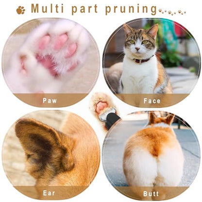 New Pet Precision Trimmer,Pet Dog Paw Trimmer with LED Light,3 Adjustable Speeds, Low Noise, for Trimming Paws, Eyes, Ears, Between Toes, USB Rechargeable