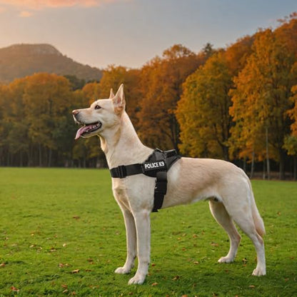 EXCELLENT ELITE SPANKER Tactical Dog Vest Training Military Patrol Service Dog Harness Easy Control Adjustable No-Pull Nylon Pet Harness with Handle for Small Medium Large Dogs(MCP-XS) - color: MCP, size: XS