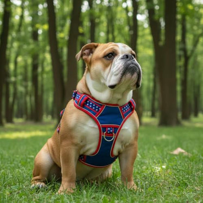Large Dog Harness No Pull, Heavy Duty Tactical Harness for Pet Labrador, Pitbull, 3 Buckles Easy On Doggie Vest with Sturdy Handle, Front Clip Training Harness for Boy Girl Puppy Walking (L) - size: Large
