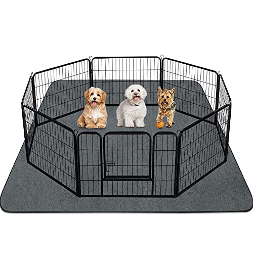 INVENHO Washable Pee Pads for Dogs 72"x72" Reusable Dog Pads Extra Large Upgrade Non-Slip Dog Pee Pads Heavy Absorbency Puppy Pee Pads Quick Dry Whelping Pads/Waterproof Puppy Training Pad - size: 72x72 Inch (Pack of 1)