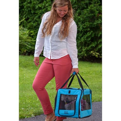 Pet Gear Carrier and Car Seat, Arctic Blue | For Small Dogs & Cats - color: ARCTIC BLUE