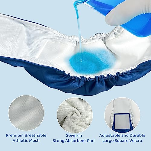 Reusable Dog Diapers Male High Absorbing Belly Band for Dogs Washable Male Dog Diapers with Cute Patterns 5packs (S, 9” - 11” Waist) - size: Small (9" to 11")