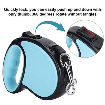 ZJchao Retractable Dog Leash, Heavy Duty Dog Leash Long Walking with Anti Slip Handle for Small Medium Large Walking, Jogging, Camping (#2)