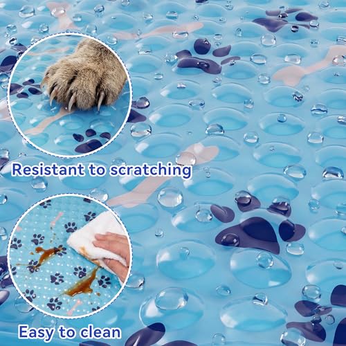 Dog Cooling Mat, Patented Gel Cooling Dog Bed, Non-Slip Waterproof Gel Cooling Pad for Medium Dogs, Pet Cooling Mat for Indoors Outdoors, Crate Kennel Car Travel 24.5"x36" - size: Medium