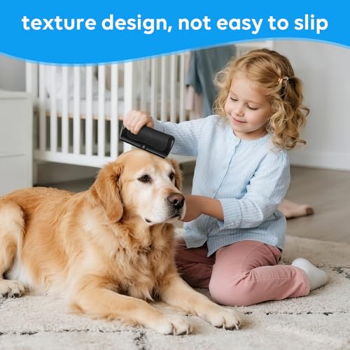 Deshedding Dog Brush, Grooming Deshedding Brush for Dogs, Cats, Rabbits, Horses, Ergonomic Pet Groomer Tool for Remove Short and Long Hair