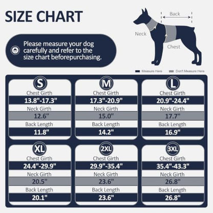 DENTRUN Warm Dog Winter Coat, Easy On Reflective Turtleneck Fleece Jacket | Adjustable buckle, easy on off, windproof & water-repellent, thick fleece snowsuit, outfit fits small to large breeds - color: Black, size: Large