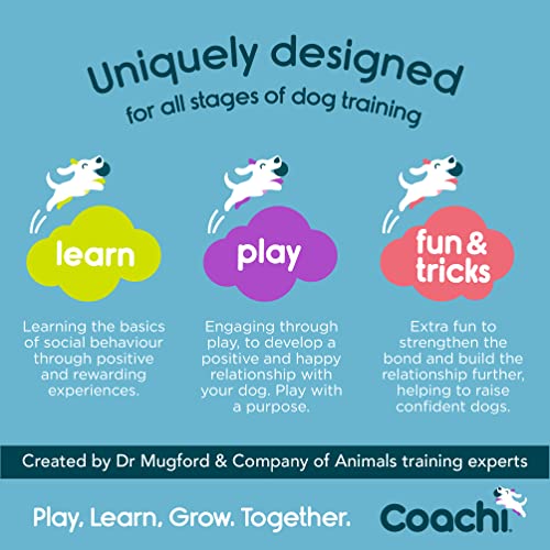 Coachi Chase & Treat - A Fun Enrichment Dog Toy, Fill with Treats for Interactive Play. Good for Motivating, Distance Reward Training & Encouraging Retrieval. Ideal for Agility & Suitable for Puppies - style: Chase & Treat