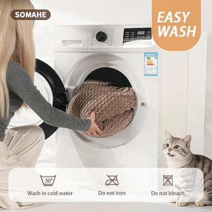 SOMAHE Cat Beds Flat Cat Bed Mat, Premium Plush Cat Mat with Non-Slip Bottom, 1.2" Thick All-Season Kneading Cushion, Machine Washable Anti-Static Pet Bed 15×23Inch, Coffee - color: Coffee, size: 23"L x 15"W x 1.2"Th