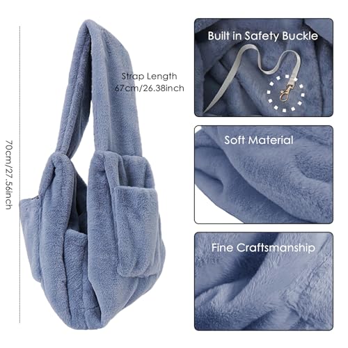 Cat Carrier Slings Soft Puppy Carrying Bag for Outdoor Travel Pet Boby Holder Hands Free for Small Dogs Kittens, Dark Grey - color: Dark Grey