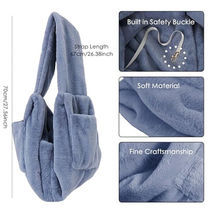 Cat Carrier Slings Soft Puppy Carrying Bag for Outdoor Travel Pet Boby Holder Hands Free for Small Dogs Kittens, Dark Grey - color: Dark Grey