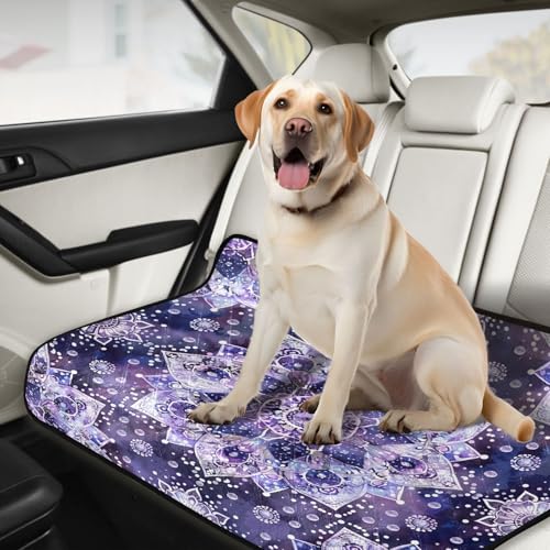 Qilmy Mandala Pet Mat, Waterproof Reusable Dog Training Pad Anti-Slip Pet Creat Pad for Small Medium Large Dogs and Cats - size: Medium+Large