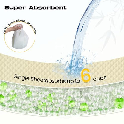 Puppy Pads 30 Count Small 22x22in Bamboo Training Pads Deodorizing Leakproof Quick Drying Dog Pee Pads Super Absorbent Disposable Pee Pads for Dogs Puppies, Doggie, Cats, Rabbits - size: 22*22(30 Count)