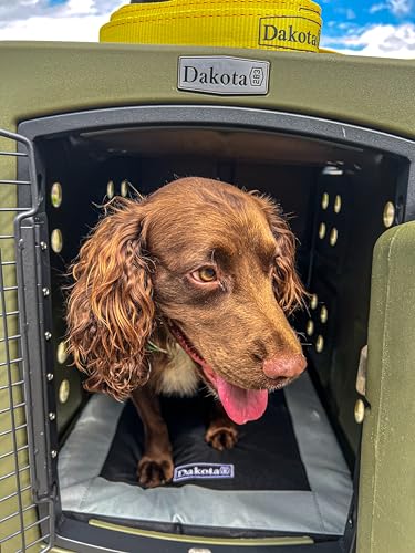 dakota283 Dakota 283 Medium Kennel -Frame Door- Olive - color: Olive, size: Medium