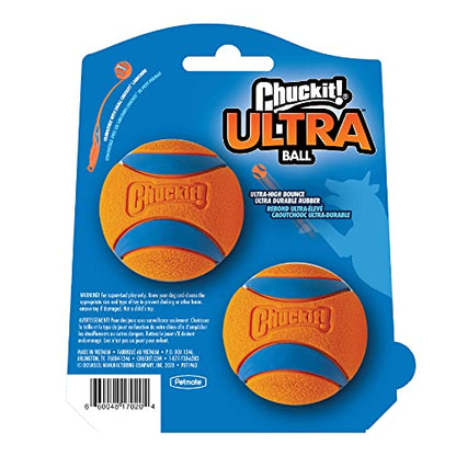 Chuckit! Ultra Ball Dog Toy, Balls for Dogs to Fetch, Durable Rubber, Small 2-inch (Pack of 24) - size: Small (24 Pack), style: Ultra