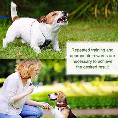 MODUS Ultrasonic Dog Barking Deterrent, 2-in-1 Dog Training and Bark Control Device, Anti-Barking Device,Stops Unwanted Actions: Barking, Leaping, Hostility.Indoor & Outdoor - color: Gold Barks No More Dog Training Tool