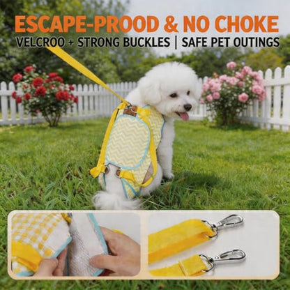 Adjustable Dog Carrier Sling, Soft Wearable Backpack for Walking Hiking Camping, Legs Out Design for Puppy Kitten Cats, Front Clip Harness, Small Medium Large Dog Carrier(M) - size: Medium