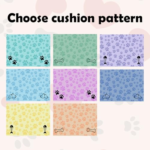 Personalized Dog Food Mats for Floors Custom Pet Placemat Mats for Food and Water Waterproof Customized Pet Food Mat with Name Gifts for Dog & Cat Owners Design 2