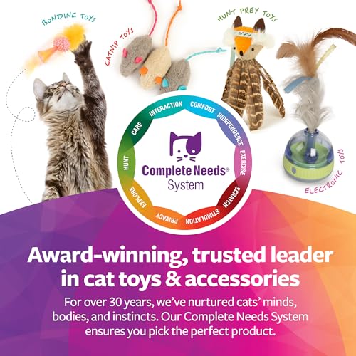SmartyKat (3 Count) Bouncy Mouse Bungee Dangler Plush Cat Toys - Multi Color, 3 Count