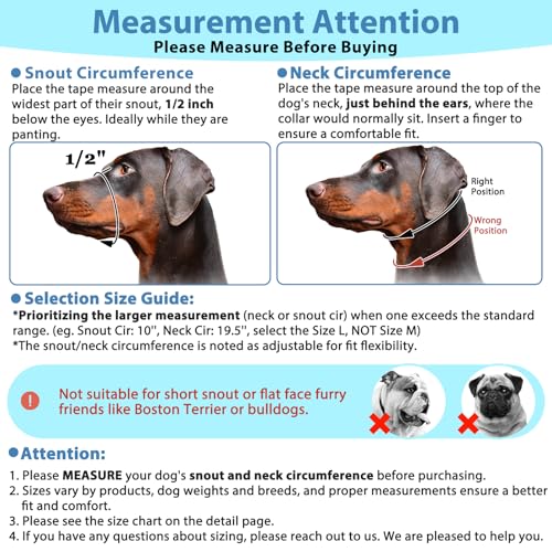 BARKLESS Soft Dog Head Collar, Patented Padded No Pull Head Halter, Training Nose Leash with Safety Link for Medium Large Dogs, Adjustable Muzzle Leash, Easy Control for Walking(Black, L) - size: L (Snout 9.5"-14")