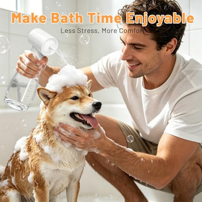 650ml Electric Dog Foam Sprayer for Small and Medium Pets | 650ml large capacity,electric foaming,rich dense foam,shampoo dispenser,for small and medium dogs and cats,easy pet bathing