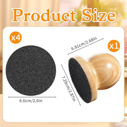 Dog Nail File Cats Scratch Pad Board Effective Grooming Trainning Claw Care Tool Smooth Healthy Safe Easy Nail Accessories with 4 Pcs Replaceable Filing Disc Sandpaper