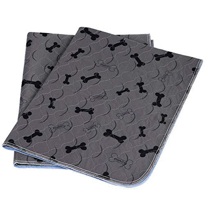 Washable Dog Pee Pads with Free Grooming Gloves,Non Slip Dog Mats with Great Urine Absorption,Reusable Puppy Pee Pads for Whelping,Potty,Training,Playpen - size: 36x41 Inch (Pack of 2)