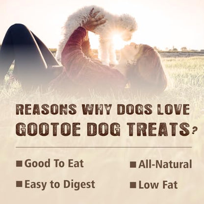 Gootoe Turkey Tendons for Dogs –All-Natural, Hypoallergenic Dog Treats, Rawhide Alternative, Long Lasting Puppy Chews, Healthy Dog Treats for Small Breeds, Ring (S), 6 Count Pack - size: 2.54 Ounce (Pack of 1)