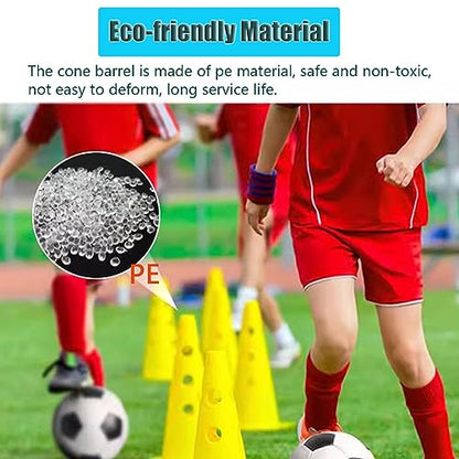 Agility Hurdle Cone 5pc Set, Detachable Slalom Training Agility Poles for Players Adult Children and Dog, Outdoor Sport Traning Equipment (Size : 1.5m/59.1in) - size: 1.5m/59.1in