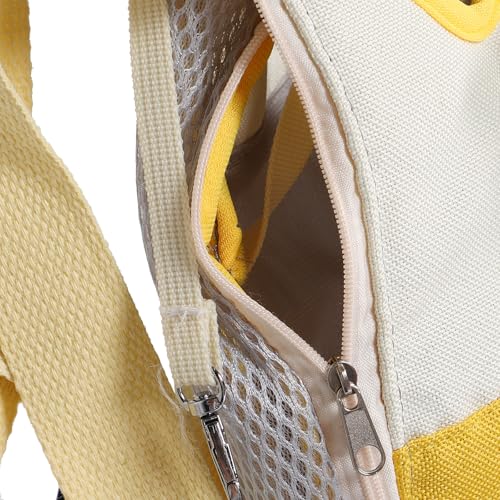 Abaodam Pet Carrier Backpack for Cats and Small Dogs Ventilated Front Chest Soft-Sided Pet Transport Backpack M Size for Hiking Travel Portable Puppy Carrying Knapsack to 7 Lbs