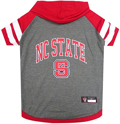 Pets First NC State Hoodie T-Shirt, Large - color: North Carolina State Wolfpacks, size: Large