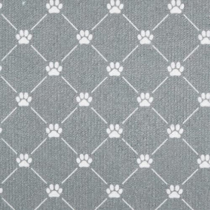 Bone Dry Machine Washable, Ultra Absorbent Pet Mat, 12x18, Gray Trellis Print - color: Gray Trellis Print, size: 12"L x 18"W