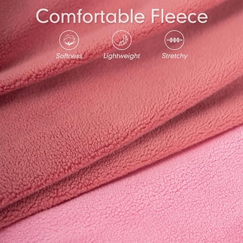 cyeollo 2 Pack Fleece Dog Sweater Vest Dog Sweatshirt Reflective Lightweight Doggie Clothes for Small Dogs Girl Pet Apparel, Pink & Fuschia S - color: Pink & Fuschia, size: Small