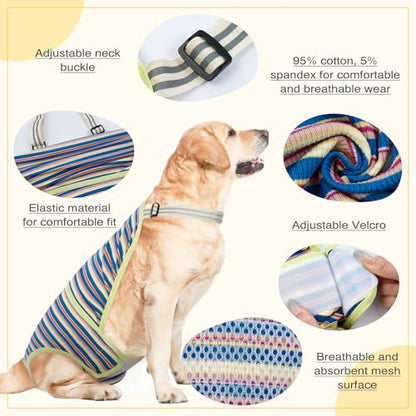 Dog Diapers Female,Female Dog Diapers for Heat Large Dogs, Washable Onesie Sanitary Pantie with Adjustable Suspender Washable, Reusable Period Panties Doggie Diaper, XL - color: Dark blue, size: X-Large