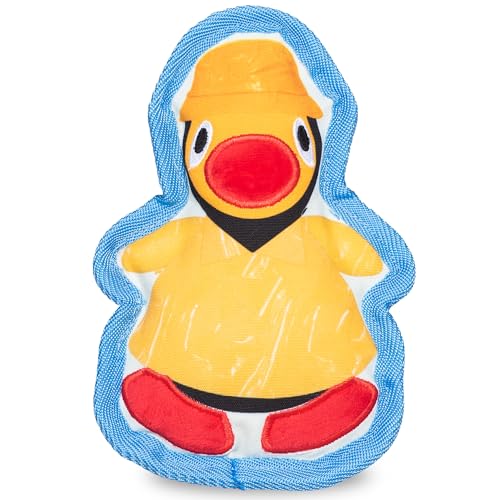 Dodo Bird Crinkle Flattie - Durable, Stuffing-Free Dog Toy, Flat & Crinkle Dog Toys - color: Rain-Ready Dodo Bird Crinkle Flattie, size: 1 Count