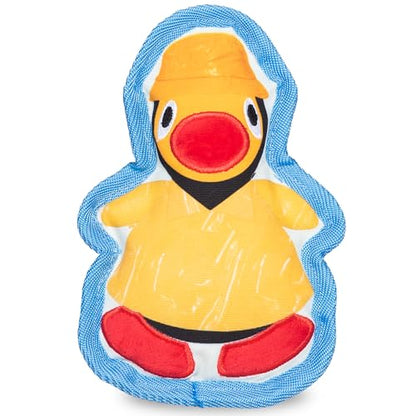 Dodo Bird Crinkle Flattie - Durable, Stuffing-Free Dog Toy, Flat & Crinkle Dog Toys - color: Rain-Ready Dodo Bird Crinkle Flattie, size: 1 Count
