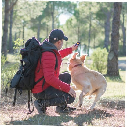 BESTonZON Clicker for Dog Training Adjustable Wrist Strap PET Training Clicker for Dogs Cats Puppies and Birds Effective Behavior Reminder