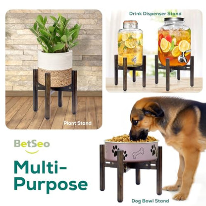 2Pack - Dog Bowl Stand for Water/Food - Adjust with Lock - Dog Water Fountain Holder, Elevates Pet Food and Water Feeder Bowls (Bowl not Included) - 2Pack - (Height 10.3in, Width 8-11.2in) - color: 2Pack - (Height 10.3in, Width 8-11.2in)