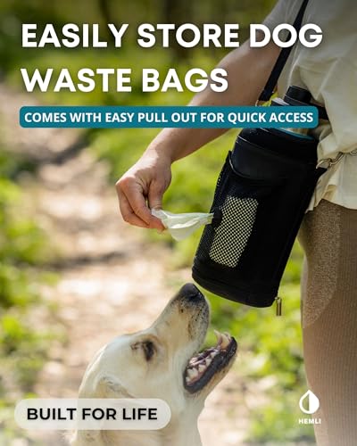 32 oz. Portable Dog Water Bottle and Bowl for Walking, Hiking and Travel