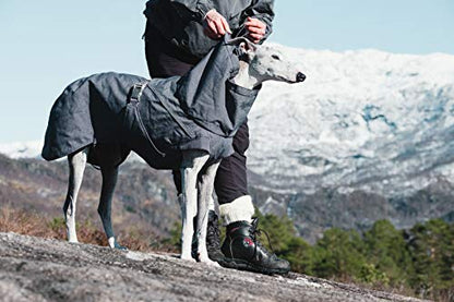 Hurtta Expedition Parka, Winter Dog Coat, BlackBerry, 10 in - color: Blackberry, size: 10 in (Regular)