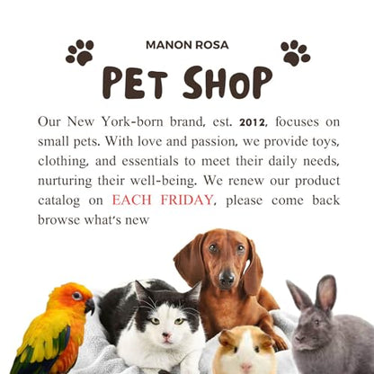 MANON ROSA Dog Shower Attachment - High-Pressure 2-Mode Handheld Sprayer with Universal Hose Interface for Small Medium Large Pets: Puppies Cats Kittens- Ideal for Bathing Massaging Grooming